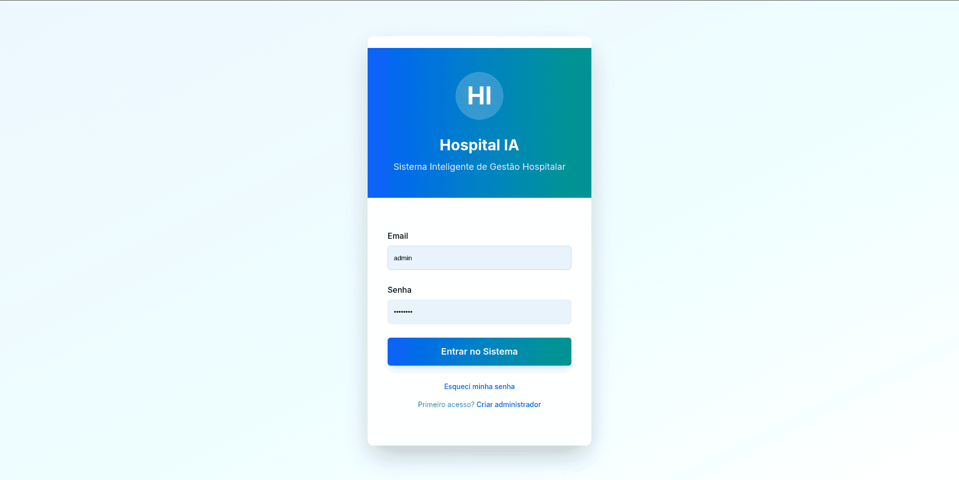 HMS - Gestão Hospitalar com IA
